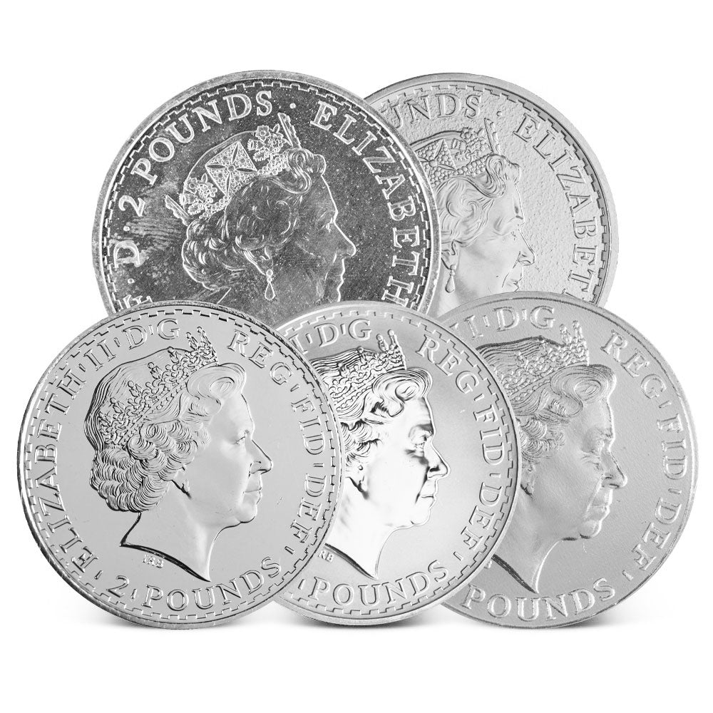 1 oz British Silver Britannia Coin (Random Year)