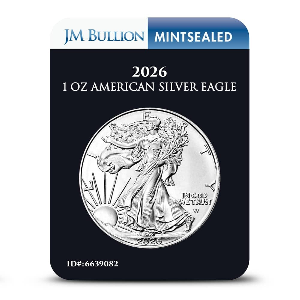 2026 1 oz American Silver Eagle Coin (MintSealed, BU)