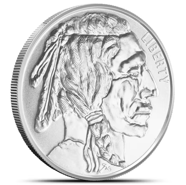 1 oz SilverTowne Buffalo Silver Round (New)