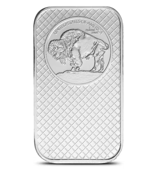 1 oz SilverTowne Buffalo Silver Bar (New)